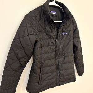 Patagonia Kids Black Quilted Puffer Jacket